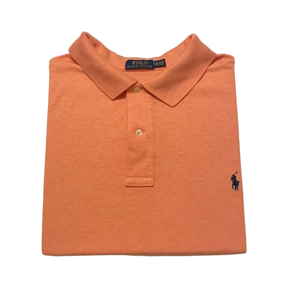 Men’s Polo Ralph Lauren Orange Classic Short Sleeve Polo